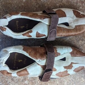 Polo cow hair shoes